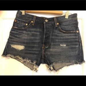 Levi’s 501 Jean Shorts Sz 27 Button Fly